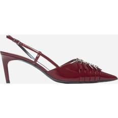 Gucci Heels & Pumps Gucci Patent Leather Slingback Pumps - Dark Red