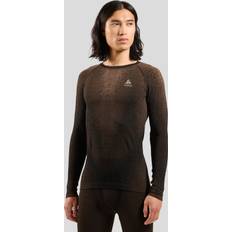 Bruin Ondershirts Odlo Performance Warm Blackcomb Crew Neck Vest - Bruin