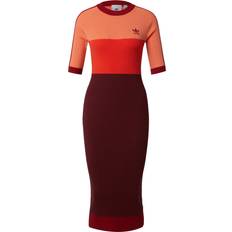 Rot Kleider KSENIASCHNAIDER Knitted Dress - Coral Fusion/Bright Red/Shadow Red