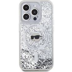 Karl Lagerfeld Apple iPhone 15 Pro Handyhüllen Karl Lagerfeld Liquid Glitter MagSafe Backcover für iPhone 15 Pro