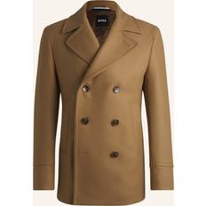 BOSS Slim-Fit Mantel H-HYDE-PCOAT-234 - Beige