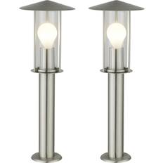 Stainless Steel Garden Ornaments firstchoicelighting Set of 2 Treviso Outdoor Post Lights