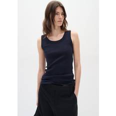 Cropped Linnen InWear Dagnaiw Tank Dam - Marine Blue