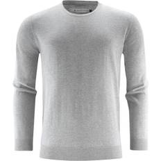 Cashmere Sweatere James Harvest Ashland U Herre - Lysegrå