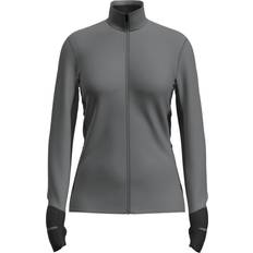 Icebreaker Herre Sweatere Icebreaker Descender Long Sleeve Jet Heather Black