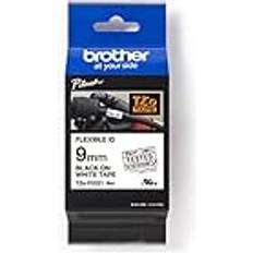 Brother TZE-FX221 Schriftband 9 mm - Schwarz auf Weiß