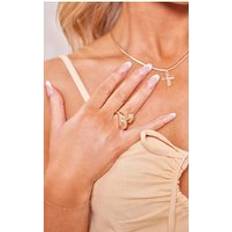 Gold Chunky Swirl Ring (S/M)