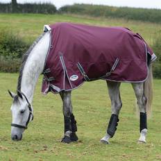 Vintertäcken Hästtäcken Weatherbeeta Hästtäcke Comfitec Plus 1200D 0g - Maroon Dark Red/Grå/Vit
