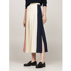 Tommy Hilfiger L Skirts Tommy Hilfiger Midi Faltenrock Mit Global-Streifen