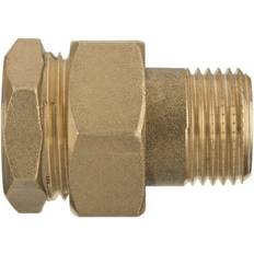 Invena 3/4' inch Threaded Pipe Joint Union Fittings Female x Male Brass