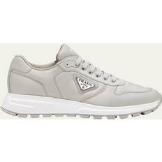 Prada Sneakers Prada Prax Triangle Logo Nylon Low-Top Sneakers - Grey