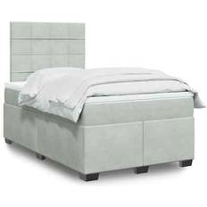 mit Matratze 140 x 190 cm - Blau Boxspringbett