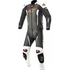 Motorcycle Suits Alpinestars missile leather suit pc tech-air compatible lederkombi Schwarz