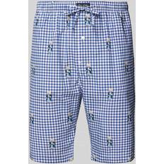 Azul - Hombre Pijamas Bear Gingham Lounge Shorts - Blue