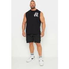 Clothing BadRhino Crinkle Nylon Cargo Shorts - Black