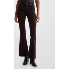 Purple - Women Jeans AG Jeans Farrah High-Rise Bootcut - Amaretto Noir