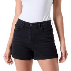 Jeansshorts - Svarta Noisy May Moni Jeansshorts Med Hög Midja - Svart