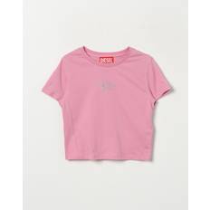 Diesel Tsligx Bluser T-shirts - Lys Pink/Sølv