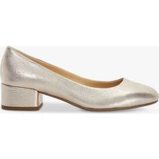 Wide Fit Comfort Block-Heeled Bracket - Gold