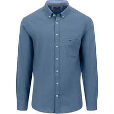 Flanell Oberteile Fynch-Hatton Long Sleeve Shirt - Blau