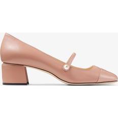 Jimmy Choo Mesh Elisa Pumps Med Pärldetaljer - Pink