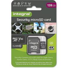 Integral micro sd security card 128gb for dash -cams, home cams, cct
