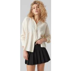 Vero Moda Skjortor Vero Moda VMQueeny Shirt - Antic Vit