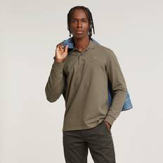 G-Star Uomo Polos G-Star Dunda Core Long Sleeve Polo - Braun