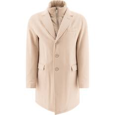 Feathers Clothing Herno Beaver Wool Coat - Beige