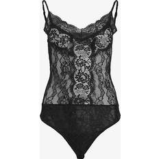 Poliamida Bodys AllSaints Monica Lace Bodysuit 8 - Black