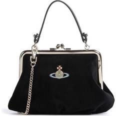 Vivienne Westwood Granny Velvet Frame Crossbody bag black