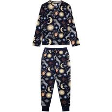 Chelsea Peers Celestial Zebra Pyjama Set - Navy