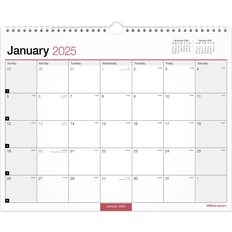 Office Depot Calendars Office Depot 2025 Monthly Wall Calendar 15" x 12"