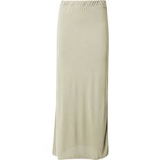 Modal Skirts Vila Slinky Maxi Skirt With Split - Green
