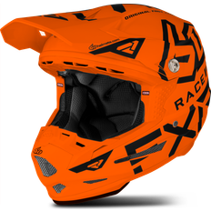 FXR 6D ATR-2 Race Div Skoterhjälm Orange-Svart
