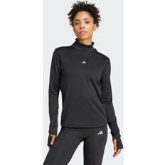 Dame - Multifarvet Toppe Cold.RDY Funnel Neck Long Sleeve Trøje - Black