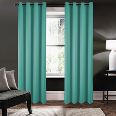 Riley 100 Percent Blackout Window Curtain Panel 54" x 63"