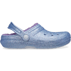 Crocs Toddler Classic Lined Glitter Clog - Frosted Glitter