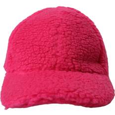 Dolce & Gabbana Caps Dolce & Gabbana Pink Fleece Plush Baseball Hat Herre