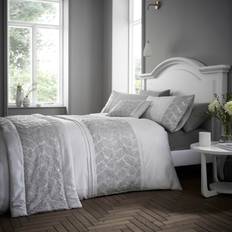 Rosdorf Park Rouen Set HLC Super King + 2 Pillowcases Duvet Cover Silver