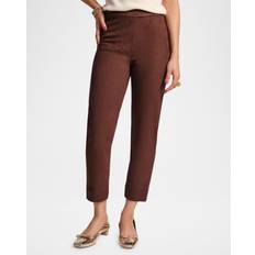 Leopard - Women Pants Frances Valentine Suede Lucy Pant - Brown/Chocolate