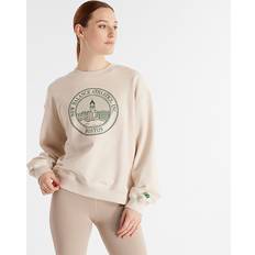 New Balance Damen Pullover New Balance French Terry Crest Crew - Braun