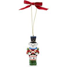 Multicolour Decorations Spode Christmas Tree Teddy Bear Nutcracker Ornament 9.5cm H x 4.5cm W x 4.1cm D Decoration