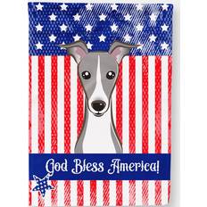 Garden & Outdoor Environment Caroline's Treasures God Bless American Flag with Italian Greyhound Flag Canvas House Large Multicolor