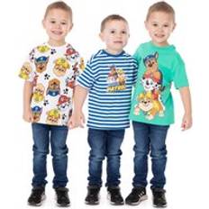 Boys T-shirts 3 Pack - Blå Grön Vit