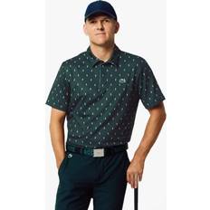 Golf - Vert Polos Lacoste Anti-UV Printed Golf Polo Shirt - Green