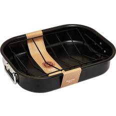 Large Black Roasting Tin With Rack