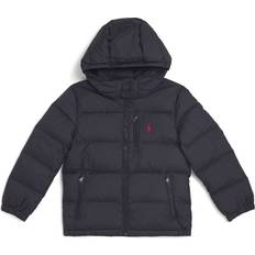 Polo Ralph Lauren Kids Logo Hooded Puffer Jacket - Black