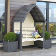 AFK Premium Cottage 2 Seat Charcoal & Cream