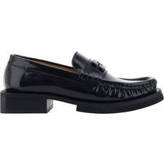 Ganni Loafers Ganni Uld Loafers Sko Dame - Sort